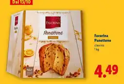 Lidl Favorina Panettone offerta