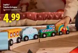 Lidl Lupilu Trenino in legno offerta
