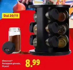 Lidl Silvercrest Portaspezie girevole, 10 pezzi offerta