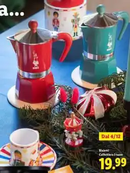 Lidl Bialetti Caffettiera 3 tazze offerta
