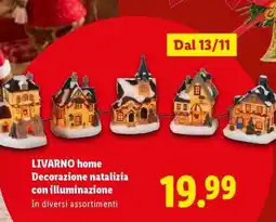 Lidl LIVARNO home Decorazione natalizia con illuminazione offerta
