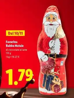 Lidl Favorina Babbo Natale offerta