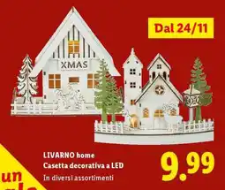 Lidl LIVARNO home Casetta decorativa a LED offerta