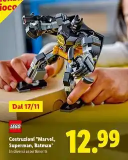 Lidl LEGO Costruzioni Marvel, Superman, Batman offerta
