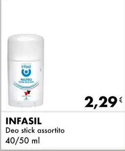 Iper Tosano INFASIL Deo stick assortito offerta
