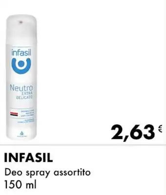 Iper Tosano INFASIL Deo spray assortito offerta