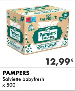 Iper Tosano PAMPERS Salviette babyfresh x 500 offerta