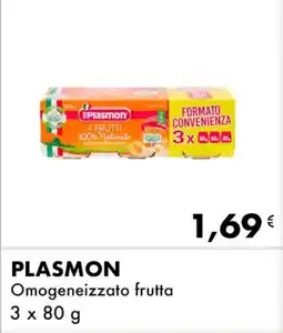 Iper Tosano PLASMON Omogeneizzato frutta offerta