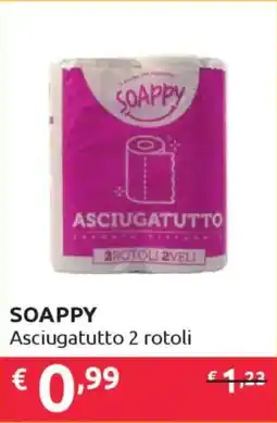 Ipersoap SOAPPY Asciugatutto 2 rotoli offerta