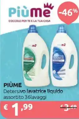 Ipersoap PIÙME Detersivo lavatrice liquido offerta