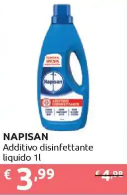 Ipersoap NAPISAN Additivo disinfettante liquido offerta