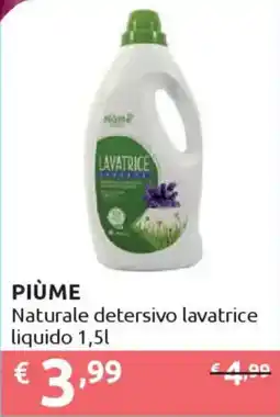 Ipersoap PIÙME Naturale detersivo lavatrice liquido offerta