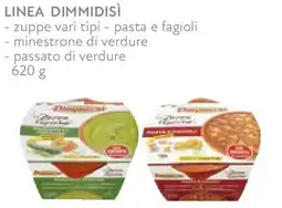 Conad LINEA DIMMIDISÌ zuppe pasta e fagioli offerta