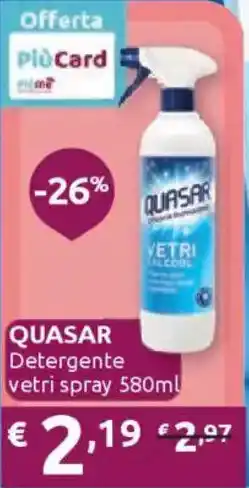 Ipersoap QUASAR Detergente vetri spray offerta