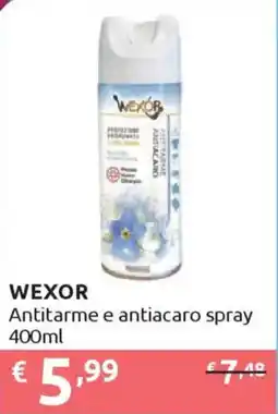 Ipersoap WEXOR Antitarme e antiacaro spray offerta