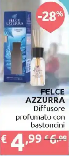 Ipersoap FELCE AZZURRA Diffusore profumato con bastoncini offerta