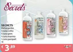 Ipersoap SECRETS Detergente offerta