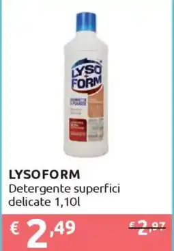 Ipersoap LYSOFORM Detergente superfici delicate offerta