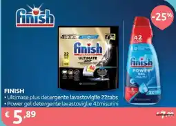 Ipersoap Finish Ultimate plus detergente - Power gel detergente offerta