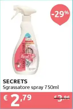 Ipersoap SECRETS Sgrassatore spray offerta
