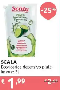 Ipersoap SCALA Ecoricarica detersivo piatti limone offerta
