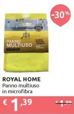 Ipersoap ROYAL HOME Panno multiuso in microfibra offerta