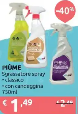 Ipersoap PIÙME Sgrassatore spray offerta