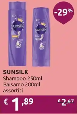 Ipersoap SUNSILK Shampoo Balsamo offerta