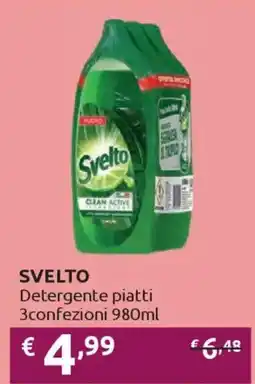 Ipersoap SVELTO Detergente piatti 3confezioni offerta