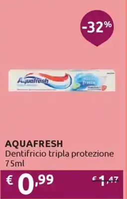 Ipersoap AQUAFRESH Dentifricio tripla protezione offerta