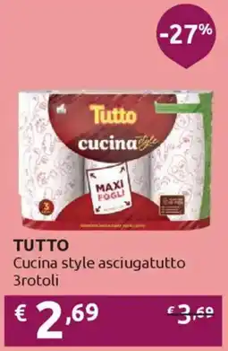 Ipersoap TUTTO Cucina style asciugatutto 3rotoli offerta
