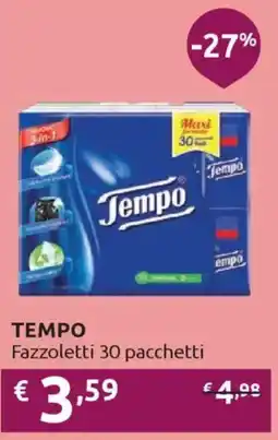 Ipersoap TEMPO Fazzoletti 30 pacchetti offerta