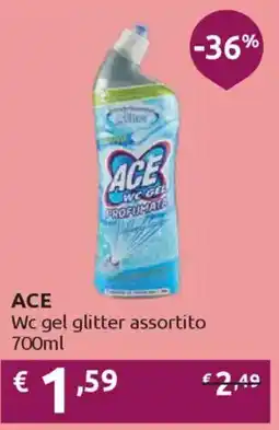 Ipersoap ACE Wc gel glitter offerta