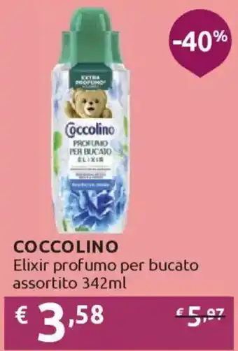 Ipersoap COCCOLINO Elixir profumo per bucato offerta