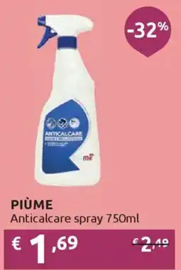 Ipersoap PIÙME Anticalcare spray offerta