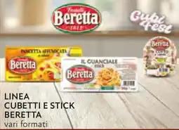 Conad Linea cubetti e stick BERETTA vari formati offerta