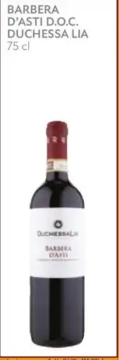 Conad Barbera d'asti d.o.c. DUCHESSA LIA offerta