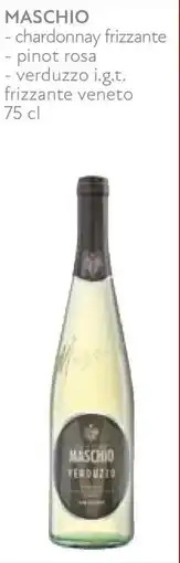 Conad MASCHIO chardonnay frizzante pinot rosa offerta
