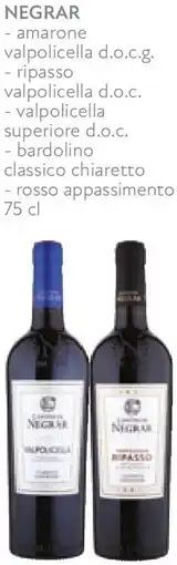 Conad NEGRAR amarone valpolicella d.o.c.g. offerta