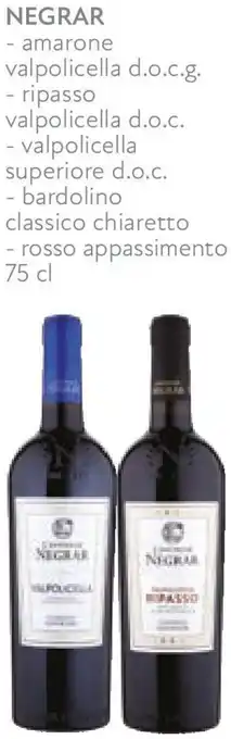 Conad NEGRAR amarone valpolicella d.o.c.g. offerta