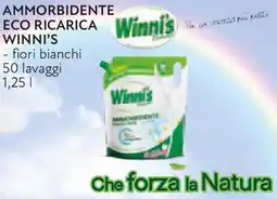 Conad Ammorbidente eco ricarica winni's fiori bianchi offerta