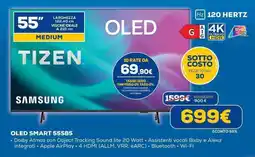 Euronics SAMSUNG OLED SMART 55S85 offerta