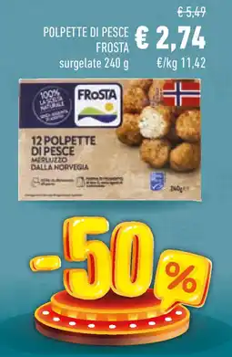 Conad Polpette di pesce FROSTA offerta