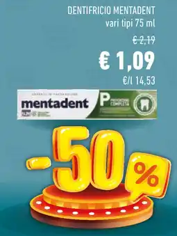 Conad Dentifricio MENTADENT offerta