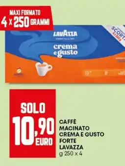 Panorama Caffè macinato crema e gusto forte LAVAZZA offerta