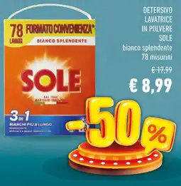 Conad Detersivo lavatrice in polvere SOLE offerta