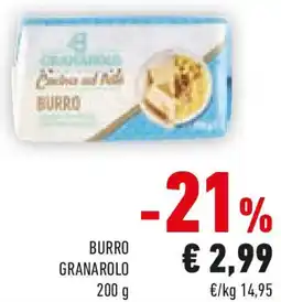 Conad Burro GRANAROLO offerta