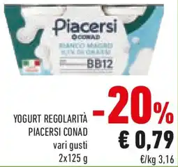 Conad Yogurt regolarità piacersi CONAD offerta