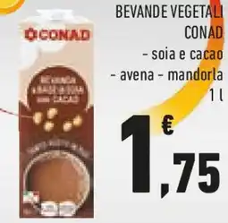 Conad Bevande vegetali CONAD offerta