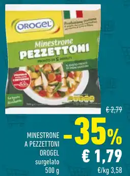 Conad Minestrone a pezzettoni OROGEL offerta